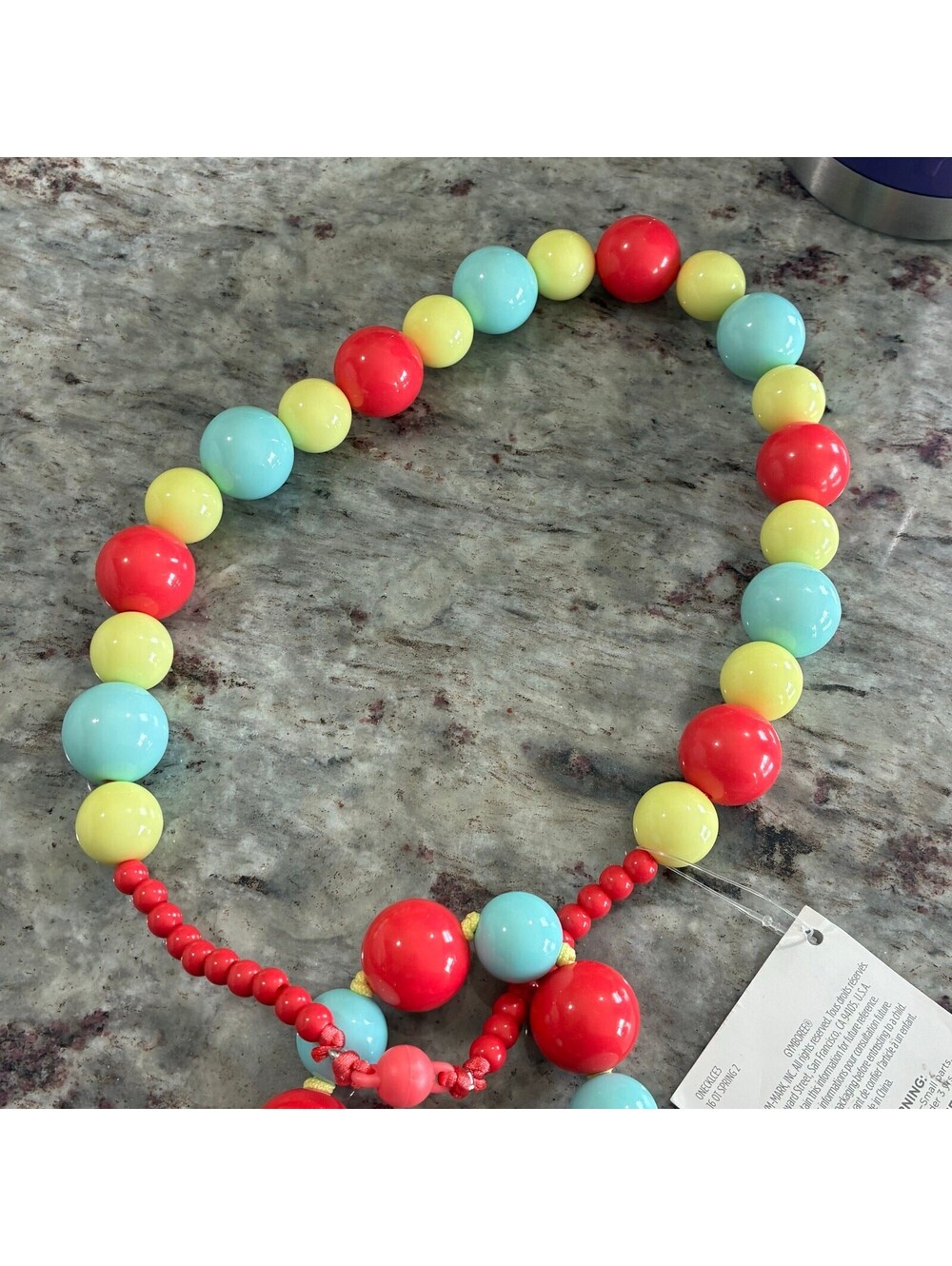 Gymboree Girls Necklace Bracelet Set Beaded NWT Bright Summer